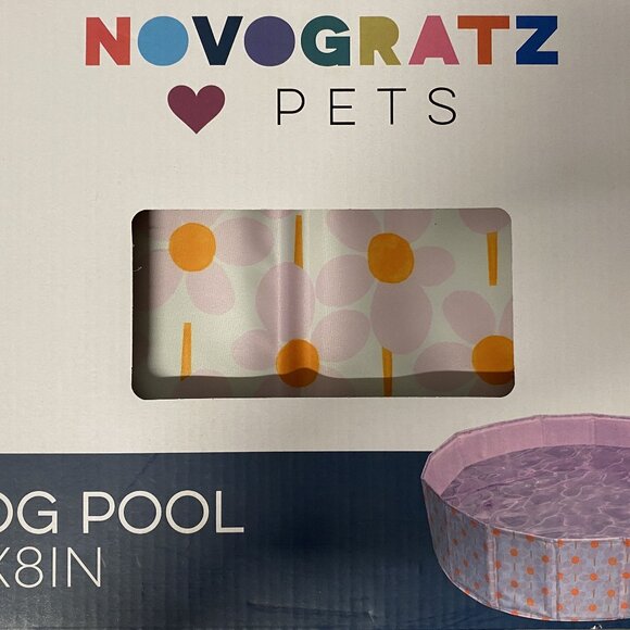 NOVOGRATZ ♥ PETS Foldable Dog / Pet Pool – Floral Design - Dog Not Included - Picture 2 of 5
